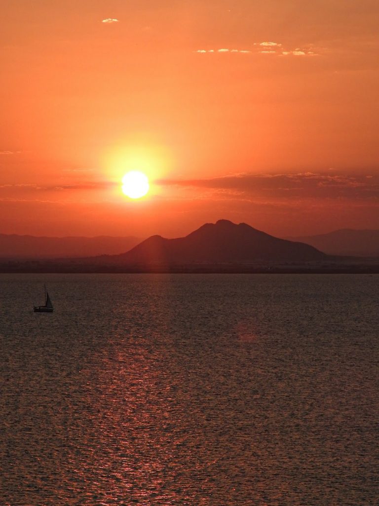 Puesta de Sol en el Mar Menor
